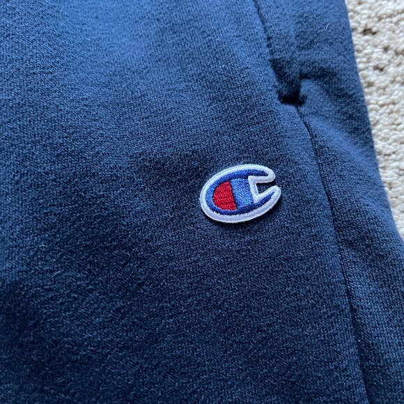 Champion Kids Dark Blue Joggers with Logo - Picture 2 of 5